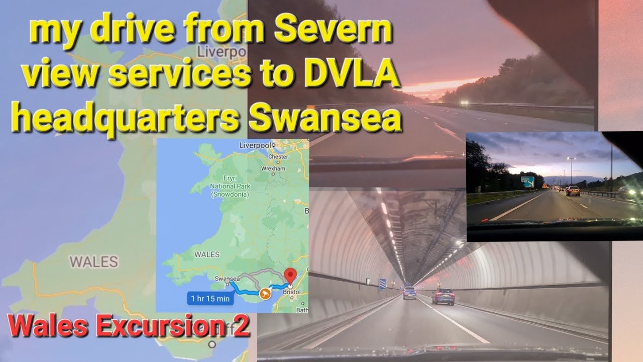 Severn View Moto Services to DVLA(headquarters Swansea)70 miles drive