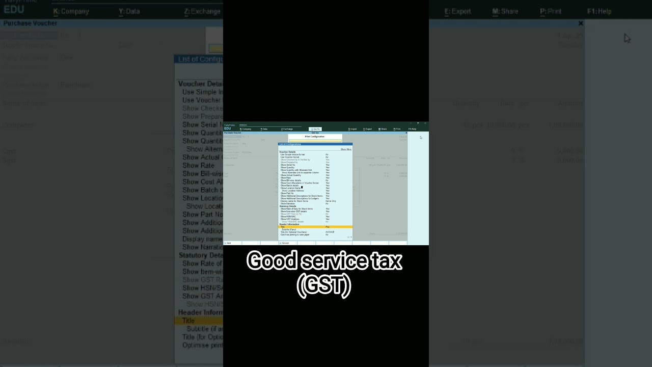 How to create GST bill in tally prime|| good service tax in tally prime