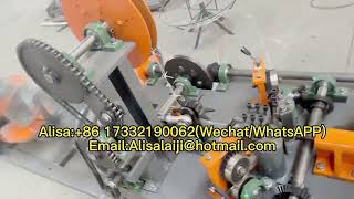 High Speed Barbed Wire Making Machine.