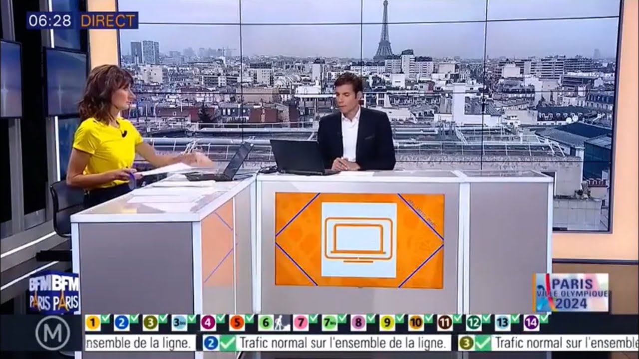 BFM Paris | Titres de 6h30 dans Bonjour Paris • Aurélie Blonde & Maxime Cogny — 15 septembre 2017