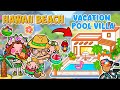 NEW: Vacation Pool Villa House Design🌸Vacation to Hawaii🏡 Toca Boca House Ideas! | Toca Life World