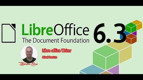 Libre Office Writer 6 3 Vid 6 Sangrias y espaciados