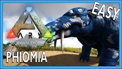 How To Tame A Phiomia In Ark Survival Evolved