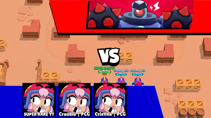 Triple Bonnie Brawler in Boss Fight !!! Brawl Stars Boss Fight