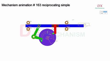 mechanism animation #163 reciprocating simple