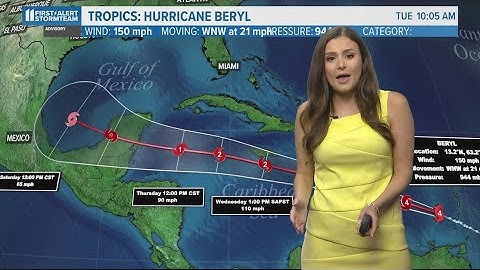 Hurricane Beryl moves through Caribbean; here's the latest path