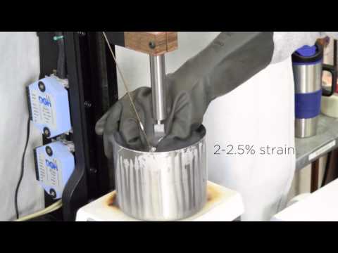 Linear Variable Displacement Transducer Test - LVDT - video from Fort Wayne Metals