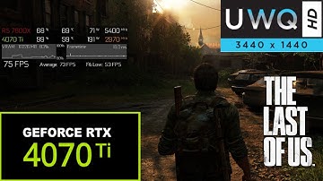 RTX 4070 Ti  vs The Last of Us Part 1 | Test in 3440x1440 Ultrawide 21:9 | 90+ fps