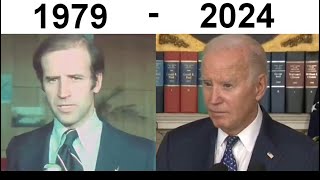 Joe Biden - Clip from every year from 1979 to 2024