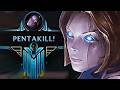 Wild Rift Orianna Pentakill Deletes Everyone!