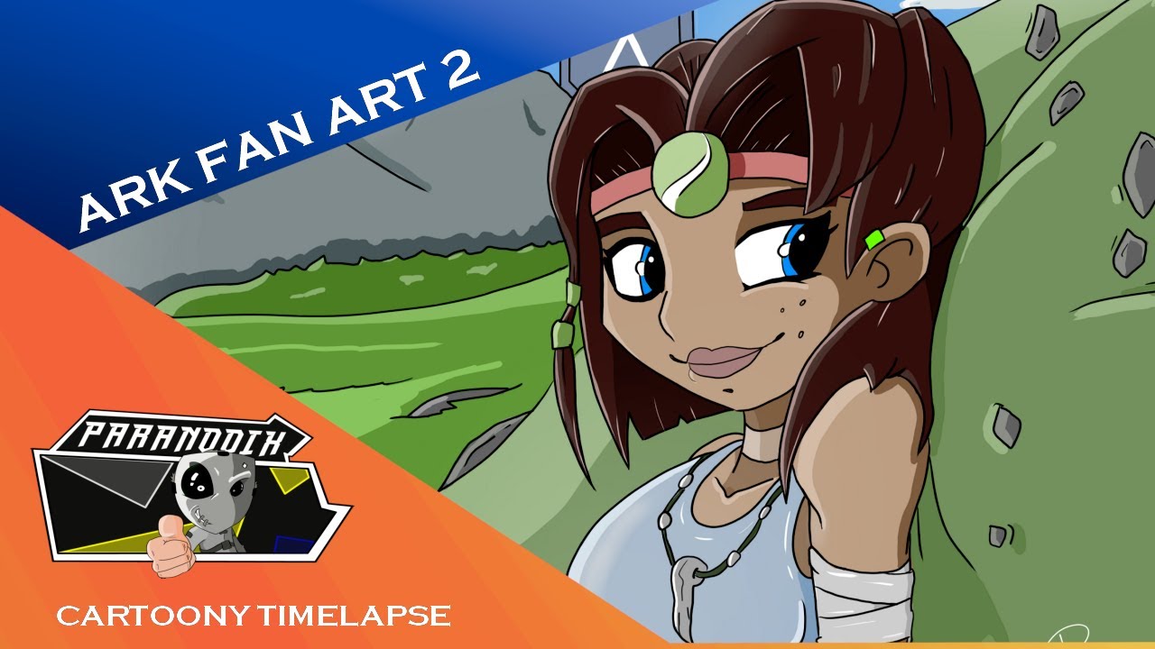 Sketching ARK Survival Evolved fan art .Drawing from head part 2 - YouTube