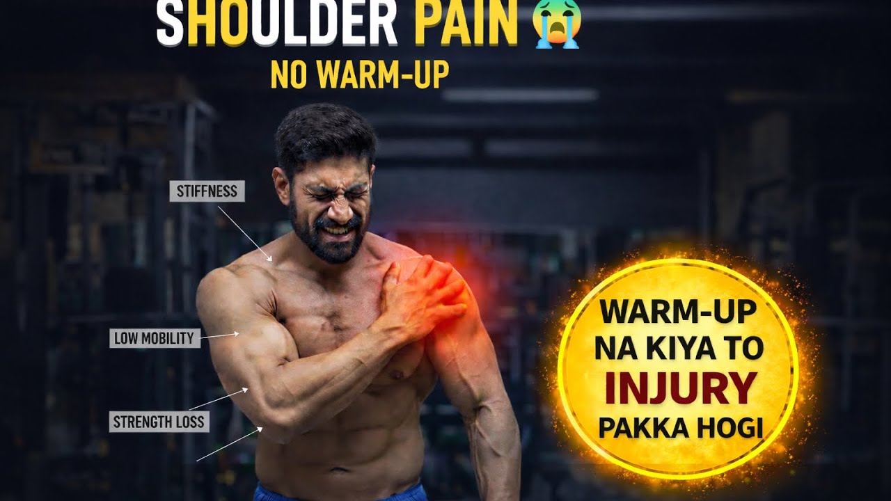 Warm-Up Na Kiya To Injury Pakka Hogi | Shoulder Pain Ka Asli Reason | Gym Mistake @MRVIRALVLOGS 