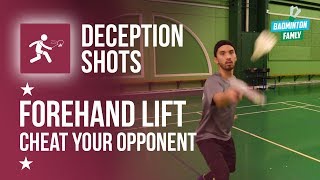 Deception Lift Forehand+BONUS Double Shot, Badminton