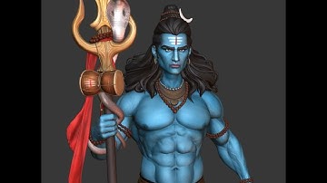 The Lord Shiva ZBrush Sculpting WIP