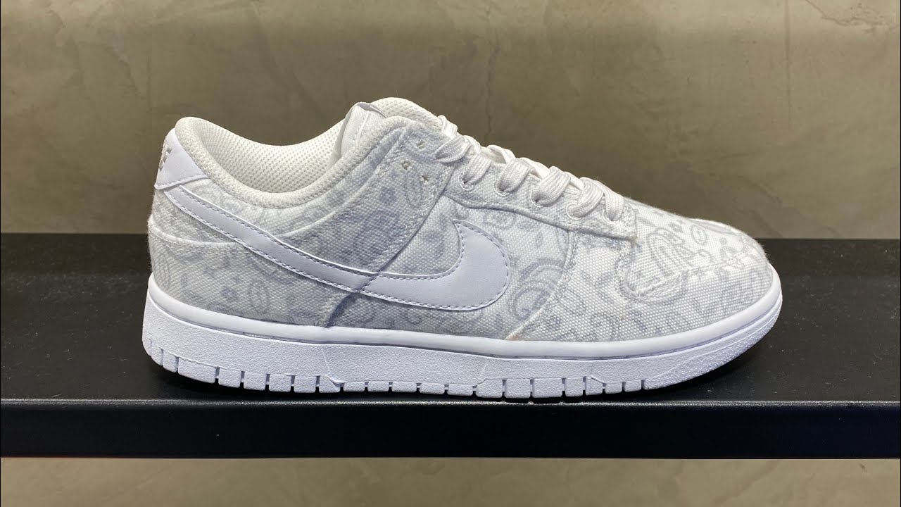 【Nike】ナイキ★ Dunk Low White Paisley DJ9955-100 Nike Dunk Low “White Paisley” - Style Code: DJ9955-100 - YouTube