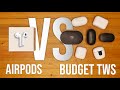 BEST Latency and Calls?! - AirPods 2 vs BUDGET TWS COMPARISON