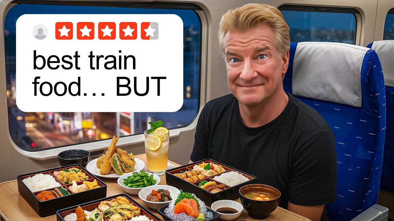 Eating Aboard a Japan Train ~ Eric Meal Time #1027