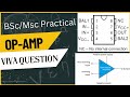 Op-Amp related Practicals Viva Questions || Op-Amp 1 and Op-Amp 2 || M.Sc Physics