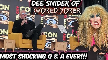 DEE SNIDER of Twisted Sister Tells All | NOTHING OFF LIMITS!