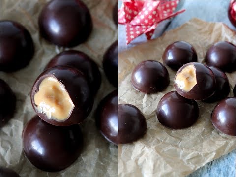 Caramel And Rum Filled Chocolates - Christmas Recipe - By One Kitchen
