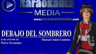 Debajo del sombrero karaoke