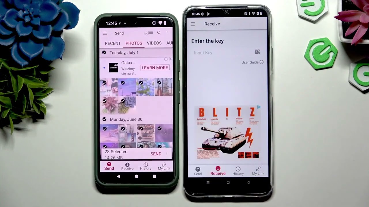 Comment transférer des fichiers d’un Google Pixel vers REALME C63 avec Send Anywhere