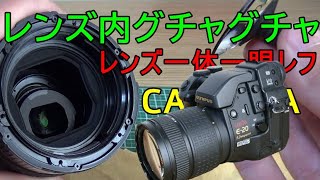 【ヤフオク】2000円落札 OLYMPUS CAMEDIA E-20 分解修理・動作検証・作例 落下させて中玉が外れたので直して使ってみた