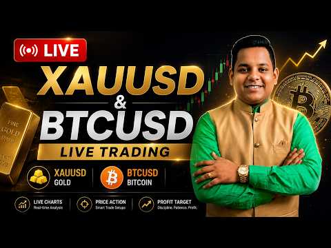 LIVE GOLD TRADING (XAUUSD) Forex & Crypto Live | 90% Working Strategy | Live Trades Today | #Waizora