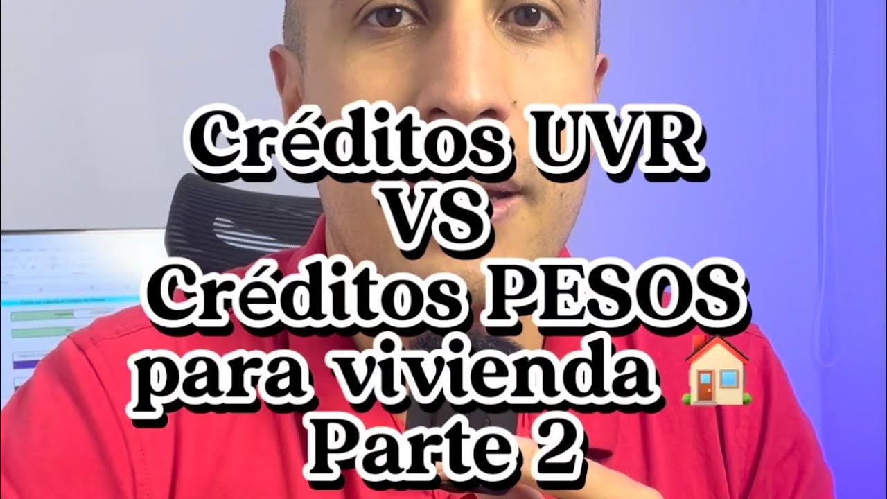 Parte 2 Créditos en UVR Vs Créditos en Pesos para vivienda con ejemplo ...