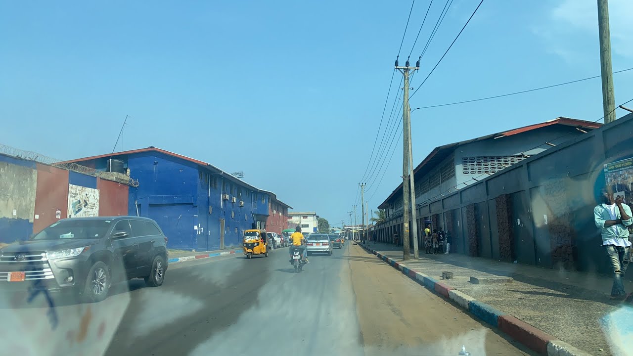 LIBERIA the real Monrovia from un drive ATS to pass the executive mansion YouTube