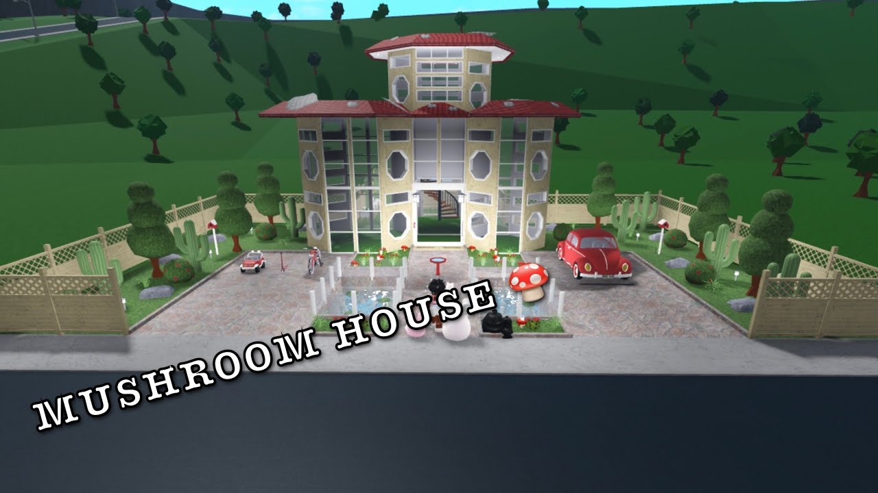 COZY MUSHROOM HOUSE SPEED BUILD EXTERIOR ONLY BLOXBURG YouTube