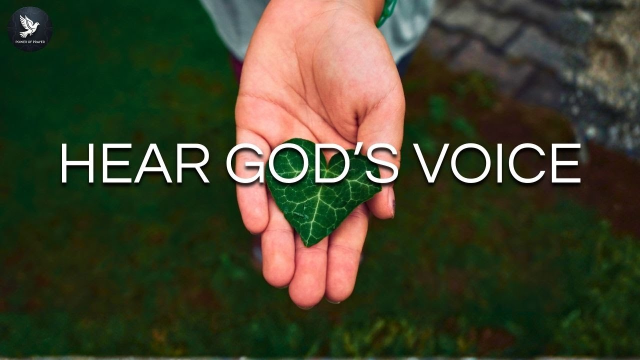 Prayer background — Hear God’s voice today.