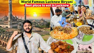 I tried World Famous Lucknow Biryani & Best Place to eat in Lucknow || Lucknow food tour 🤤