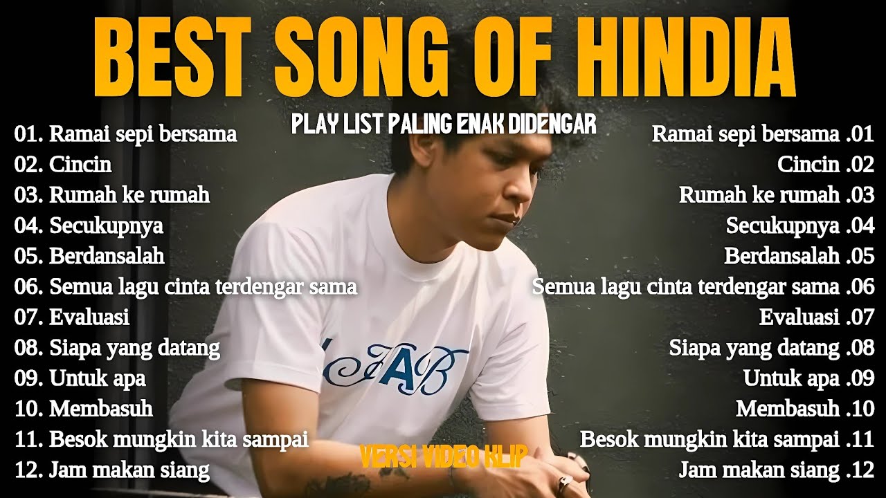 Hindia - RAMAI SEPI BERSAMA - CINCIN || Top Hits Spotify Indonesia 2025 || Lagu Pop Indonesia