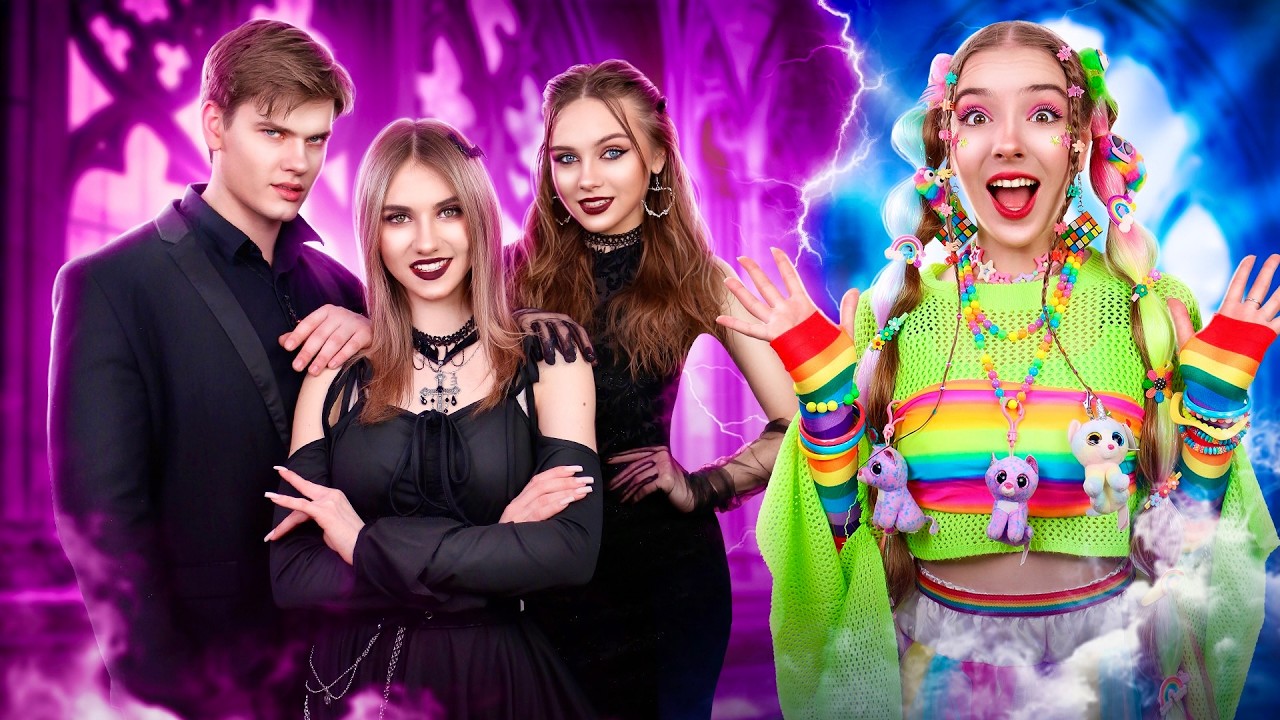 Ragazza arcobaleno in una famiglia gotica! Ecco a voi la storia di nostra figlia