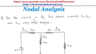 Nodal Analysis Example 3 | Electrical Engineering
