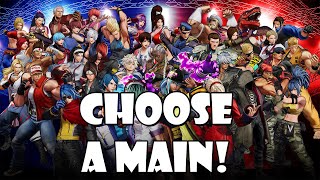 The King of Fighters XV - How to choose your main character!