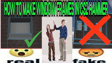 How to make window frames and doorframes in cs2 hammer 2025 not clickbait!!!! REAL