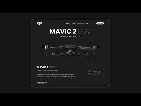 Modern Landing Page Website UI Design using Adobe XD - Adobe XD Design Tutorial