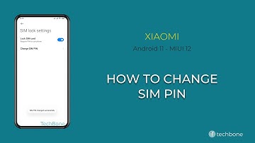 How to Change SIM PIN - Xiaomi [Android 11 - MIUI 12]