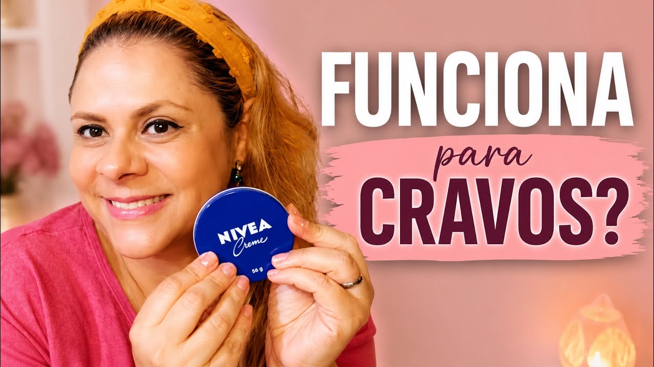 Como TIRAR os CRAVOS do NARIZ em casa com CREME NIVEA DA LATINHA AZUL ...