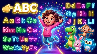 Learn ABC A to Z 🎶 | Alphabet Dance with Big &amp; Small Letters #kidsvideo 