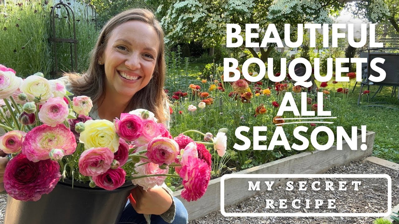 Seasonal Bouquet Recipes to make Succession Planting EASY! Growing Cut Flowers for Profit YouTube