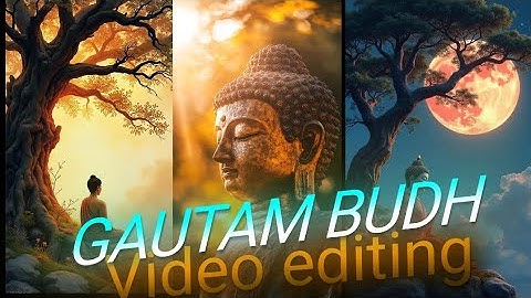 Tathagat Gutam Budh❤️🌿🕊️ | Ae inspired | Alight Motion Edit |  Bgmi ❌| Free Preset