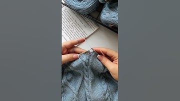 Секрет идеальных кос/жгутиков #вязаниеспицами #вязание #лайфхакдлявязунов #knitting #жгут #косы