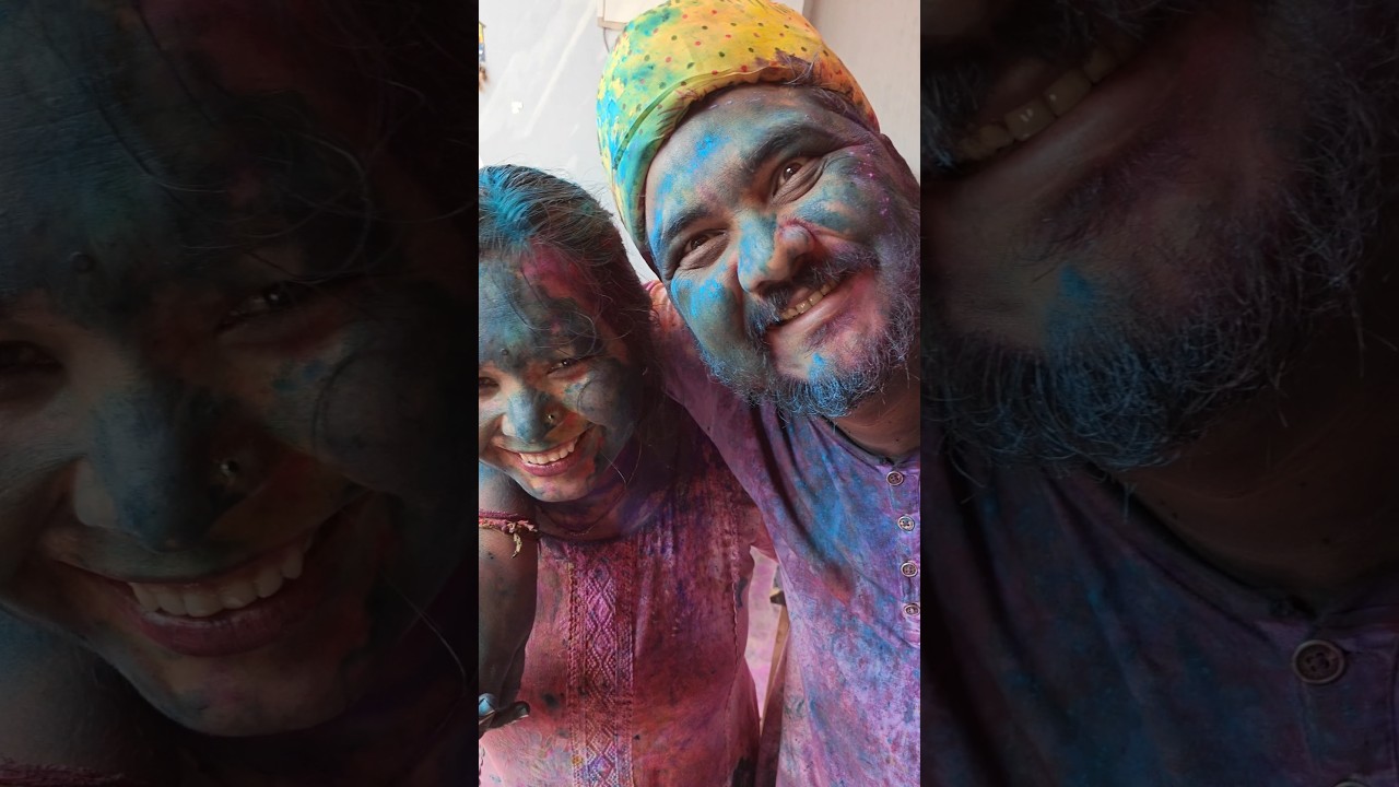 Holi 🫟 celebration #holi #holispecial #holicelebration