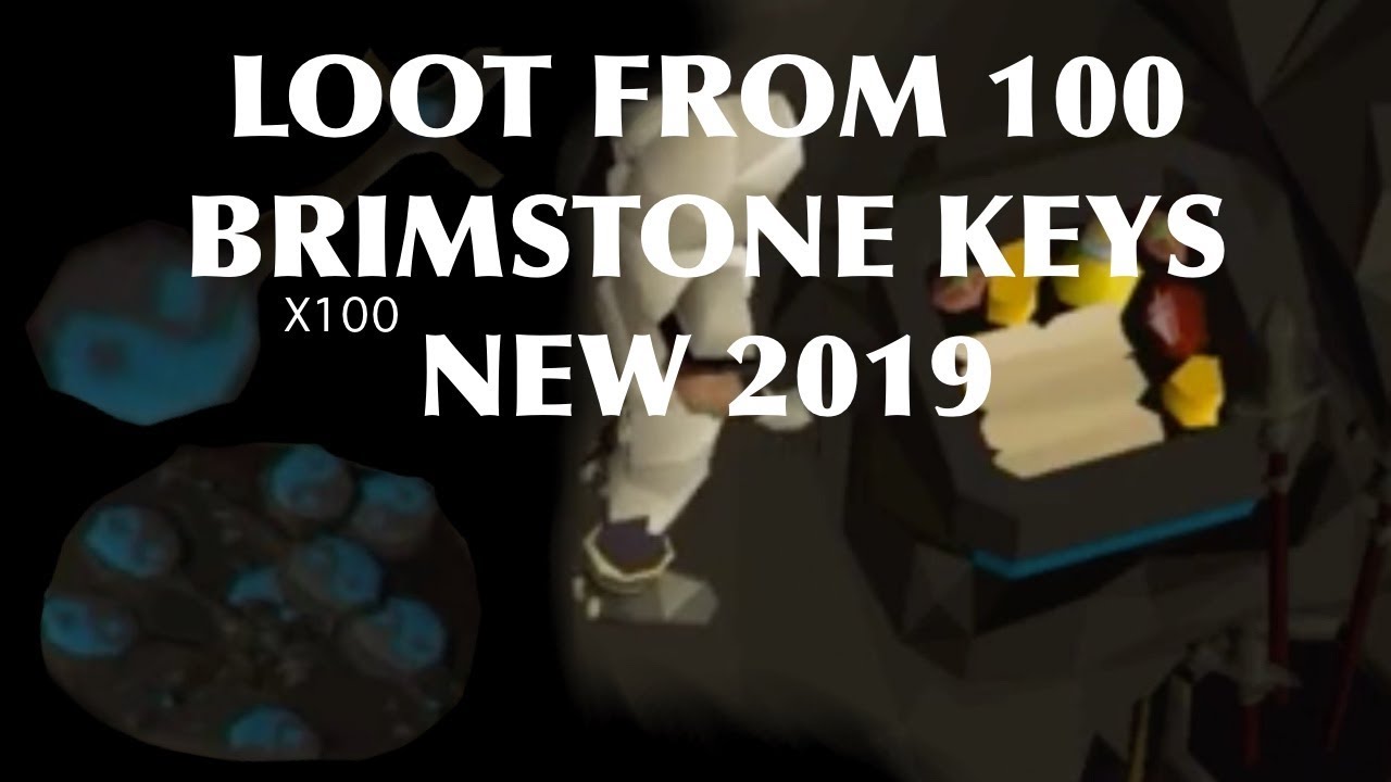 [OSRS] Mods Show off Loot From 100 Brimstone Keys New Konar/Kebos Item 2019