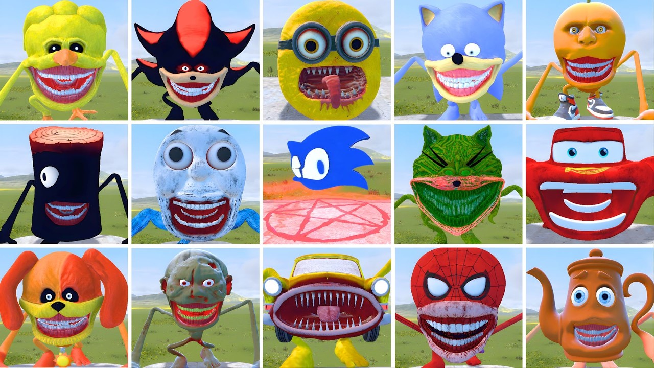 WHO IS THE STRONGEST FROM ALL SHIN SONIC TAPES VS ITALIAN AI BRAINROT MEMES TAPES in Garry's Mod