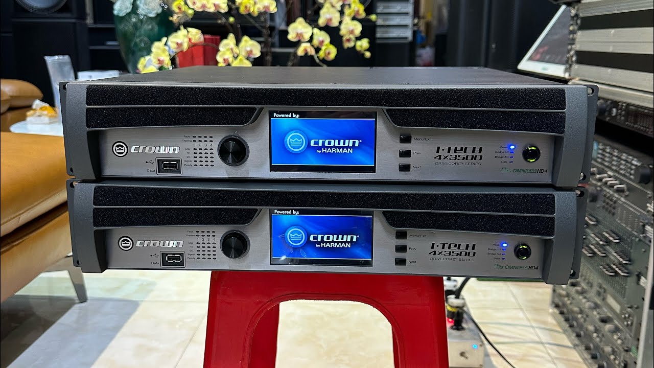 TEST khởi động tiếp Crown I-TECH 4*3500 HD 🎼