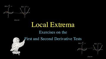 Basic Calculus: First & Second Derivative Test (3 Solved Examples)  - Part 2: Exercises